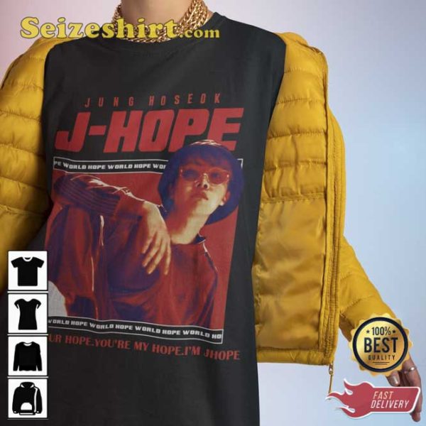 Hot J Hope BTS Vintage Bootleg Photo Shirt