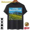 Huron Peak Colorado Climbing Hiking Portrait View Unisex T-Shirt