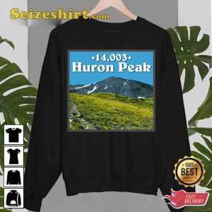 Huron Peak Colorado Climbing Hiking Portrait View Unisex T-Shirt