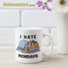 I Hate Monday Cute Cat Funny Coffee Mug