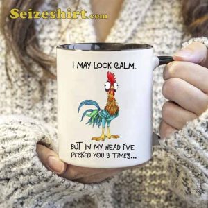 I May Look Calm Funny Coffee Mug