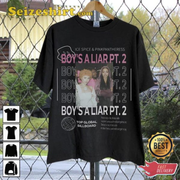 Ice Spice and PinkPantheress Boys a liar Pt 2 Shirt