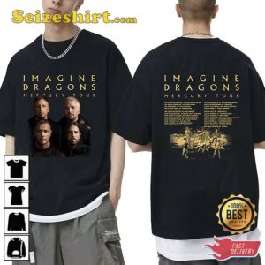Imagine Dragon Mercury World Tour 2023 Shirt Imagine Dragon 2023 Music Tour Tee