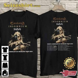 Insomnium Enslaved North American Co-Headline Tour 2023 T-Shirt