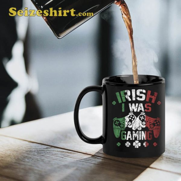 Irish I Was Gaming Funny Coffee Mug