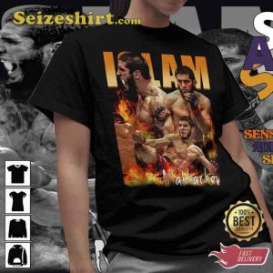 Islam Makhachev Fighter Boxing Retro 90s T-Shirt