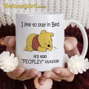 It's Too Peopley Outside Pooh Mug