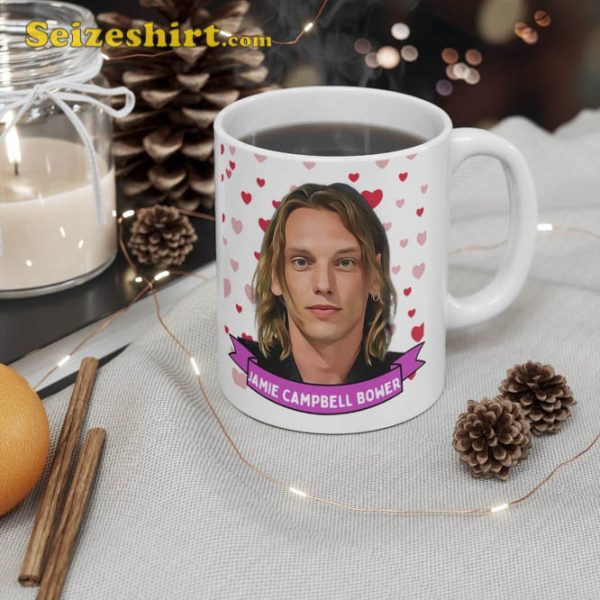 Jamie Campbell Bower Cute Mug Gift Cool Funny Jamie Mug