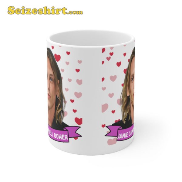 Jamie Campbell Bower Cute Mug Gift Cool Funny Jamie Mug