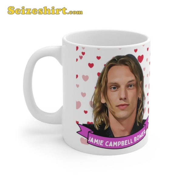 Jamie Campbell Bower Cute Mug Gift Cool Funny Jamie Mug