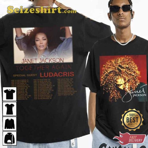 Janet Jackson 2023 Tour Shirt