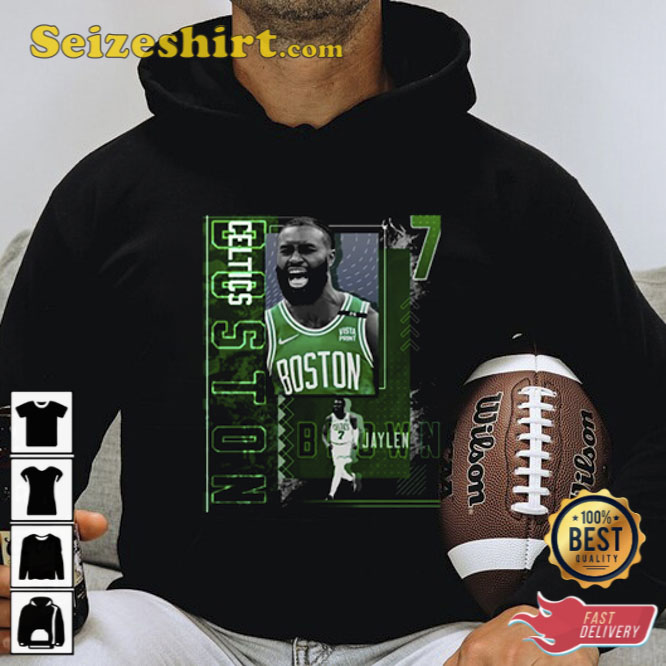 Rinkha Jaylen Brown Basketball Edit Celtics T-Shirt