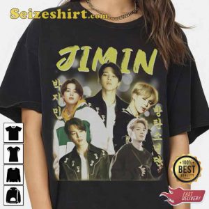 Jimin BTS Vintage 90s Style Shirt