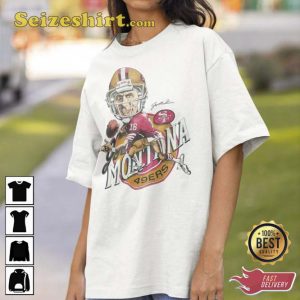 Joe Montana 49er Vintage Style T-shirt