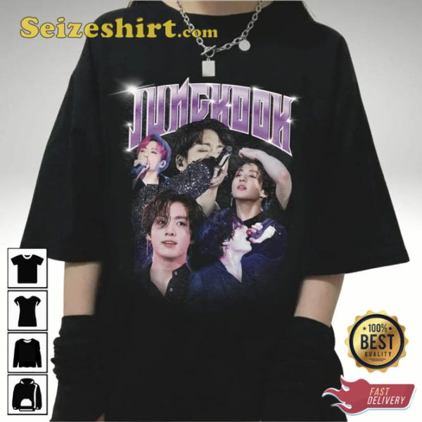 Jungkook BTS Kpop Gift For Fan T-shirt