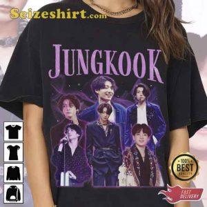 Jungkook BTS Vintage 90s Style Shirt