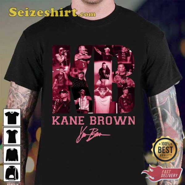 Kane Brown Country Music Bleached Tee Shirt