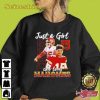 Kansas City Chiefs Super Bowl Just A Girl Who Loves Patrick Mahomes Sweatshirt