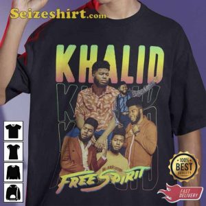 Khalid Crazy Vintage Old School Free Spirit Unisex T-shirt