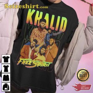 Khalid Crazy Vintage Old School Free Spirit Unisex T-shirt