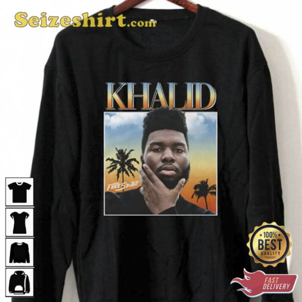 Khalid Singer Black Unisex Shirt