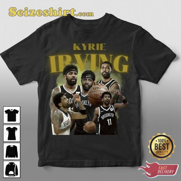 Kyrie Irving Basketball Player Playoffs Tshirt Classic 90s