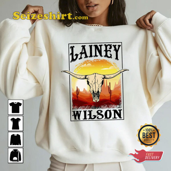 https://images.seizeshirt.com/wp-content/uploads/2023/02/Lainey-Wilson-Western-Boho-Cow-Skull-Shirt-1.jpg