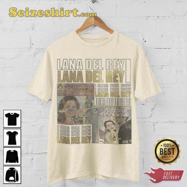 Lana Del Rey Streetwear Hip Hop 90s Vintage T-shirt