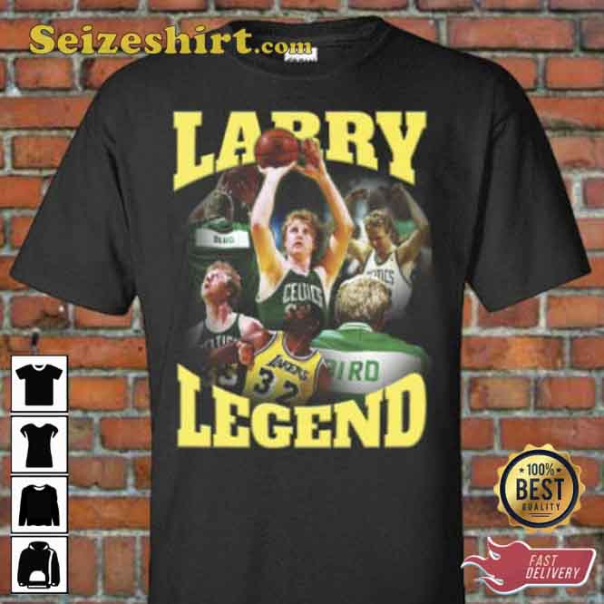 Boston Celtics Basketball Larry Bird Shirt - Teexpace