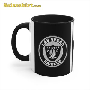 Las Vegas Raiders Logo Football Mug