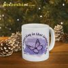 Lavender Haze Butterfly Ceramic Mug