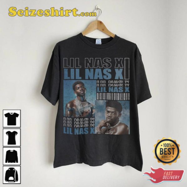 Lil Nas X Streetwear Gifts Shirt Hip Hop 90s Vintage