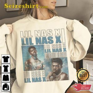 Lil Nas X Streetwear Gifts Shirt Hip Hop 90s Vintage