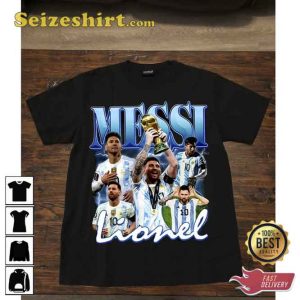 Lionel Messi Vintage Bootleg Football Player Shirt