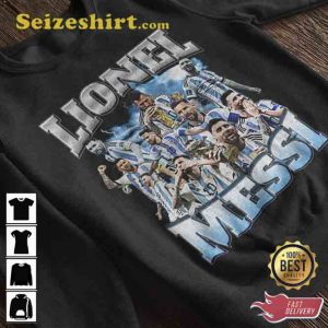 Lionel Messi Vintage Style Graphic T-Shirt