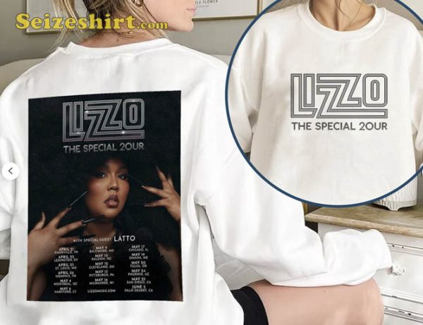 Lizzo Special World 2023 Tour 2 Sided Sweatshirt