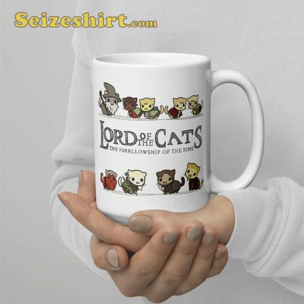 Lord Of The Cats The Fellowship of the Ring Cute Mug