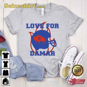 Love For Damar Hamlin 3 Football Shirt