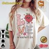 Love Teacher Valentine Shirt Candy Conversation Hearts Tee