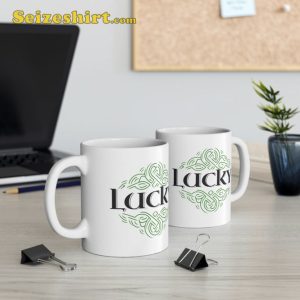 Lucky St Patricks Day Ceramic Mug Perfect Gift for Luck