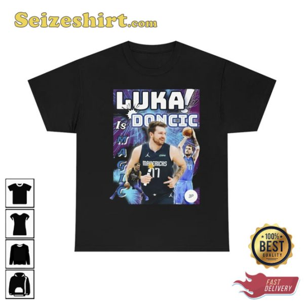 Luka Doncic 3point Graphic Tee Shirt