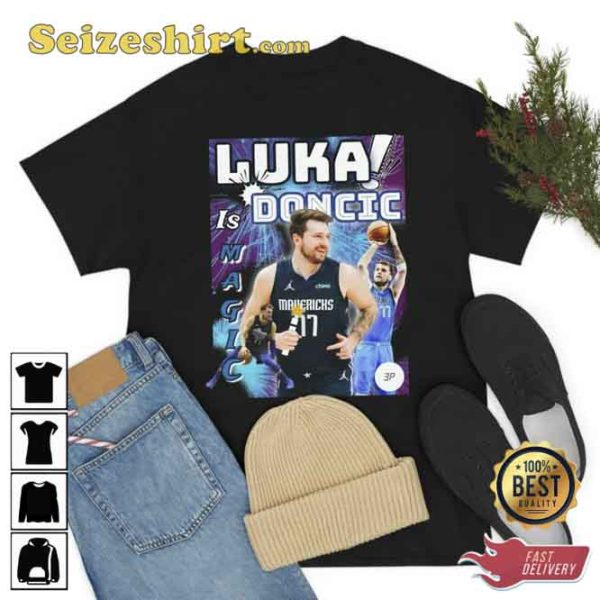 Luka Doncic 3point Graphic Tee Shirt