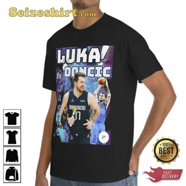 Luka Doncic 3point Graphic Tee Shirt