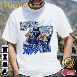 Luka Doncic 77 Dallas Mavericks Basketball T-Shirt