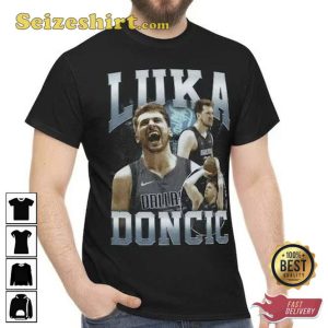Luka Doncic 90s Bootleg Unisex T-shirt Design