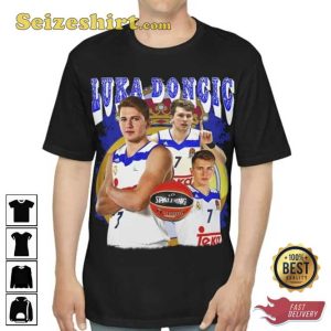 Luka Doncic Basketball Graphic Tee Shirt