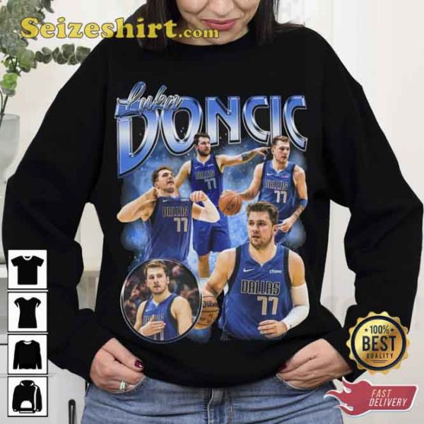 Luka Doncic Dallas Mavericks Basketball Tee Shirt