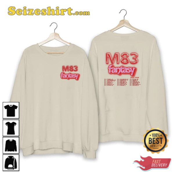 M83 Cool Fantasy Tour 2023 Shirt M83 Tour Shirt For Fan M83 Concert 2023 Tee