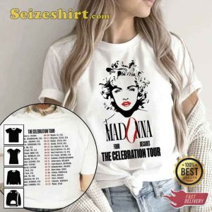 Madonna The Celebration Tour 2023 Tee Shirt