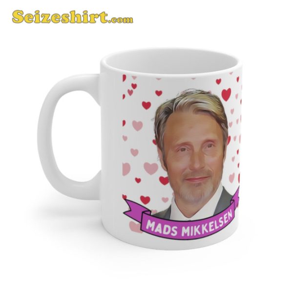 Mads Mikkelsen Cute Mug Gift Cool Funny Mads Mikkelsen Mug
